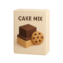 Cake, Brownie & Cookie Mixes