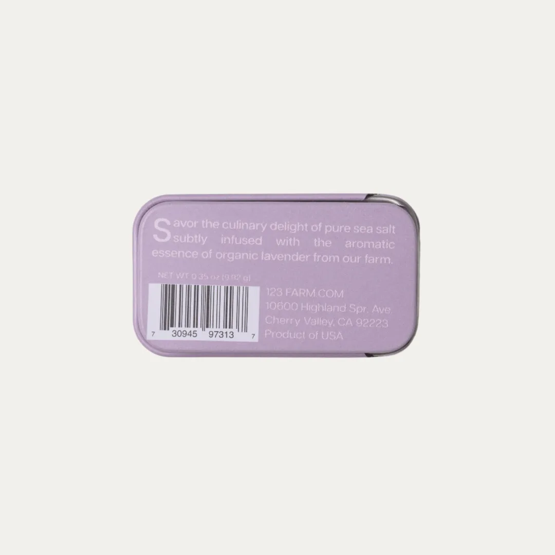 Lavender Sea Salt Tin – Perfect Gift, Cute Travel Size, 0.46
