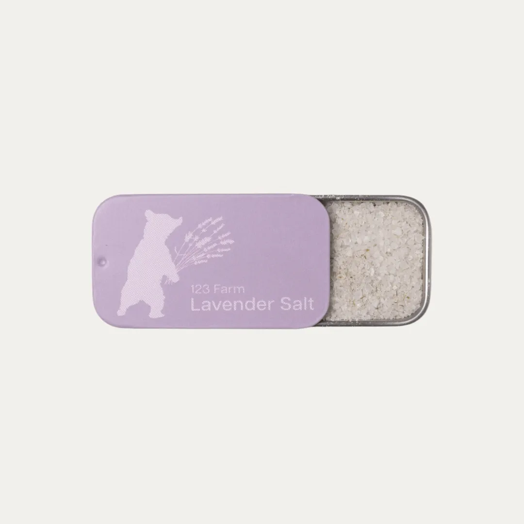 Lavender Sea Salt Tin – Perfect Gift, Cute Travel Size, 0.46