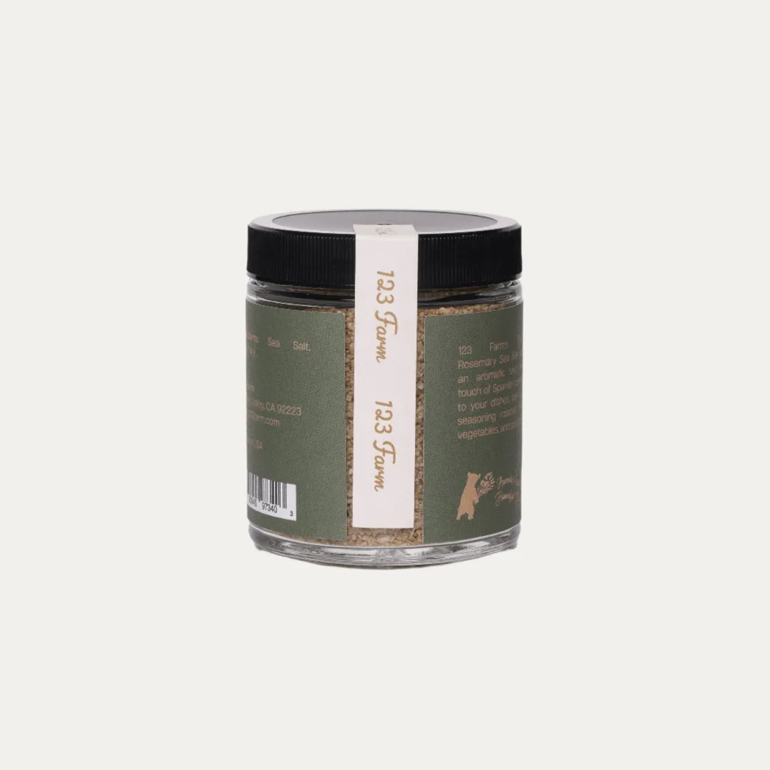Spanish Rosemary Salt – 123 Farm Gourmet Seasoning, 4 oz