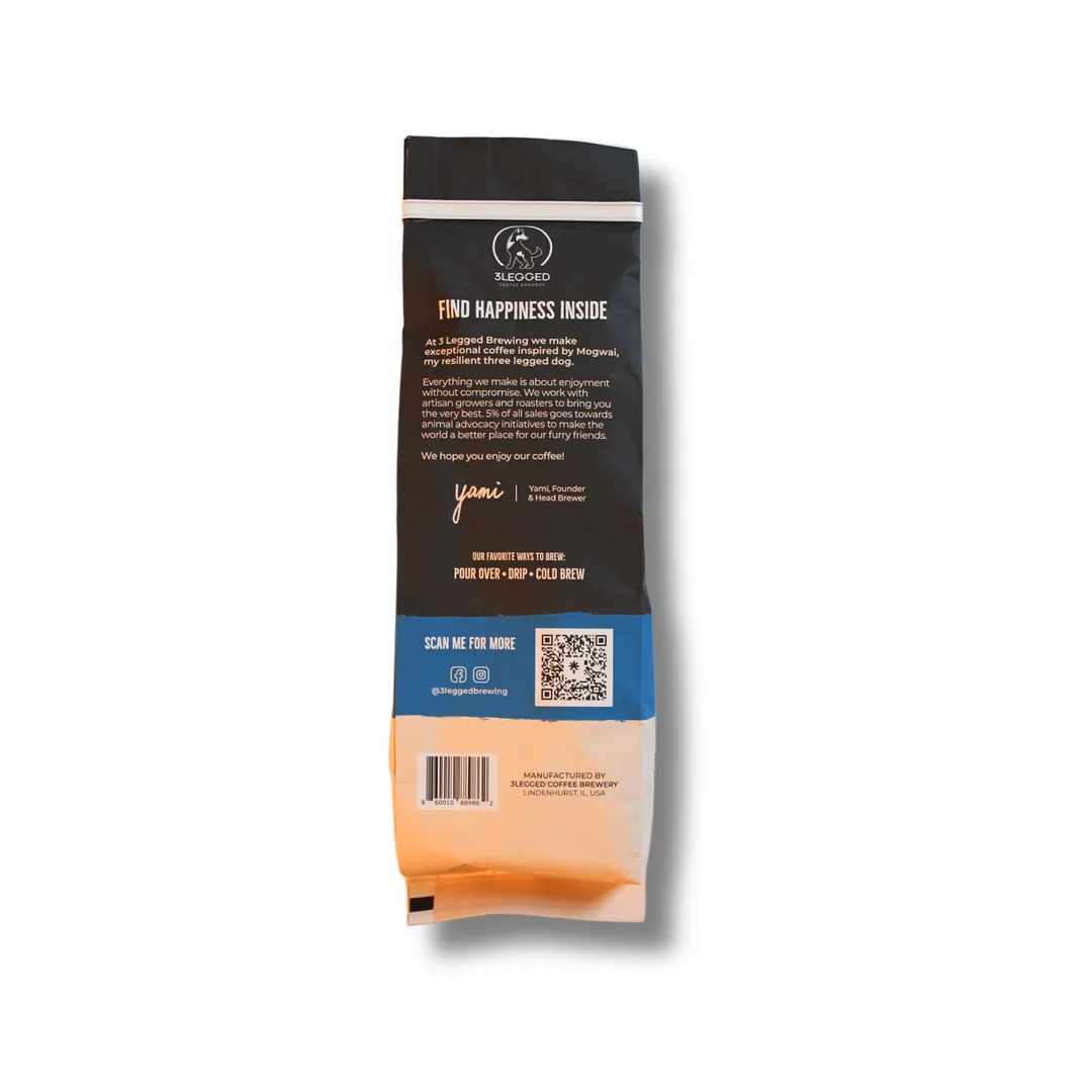Space Panda Light Roast Whole Bean Coffee 12oz Retail Bag