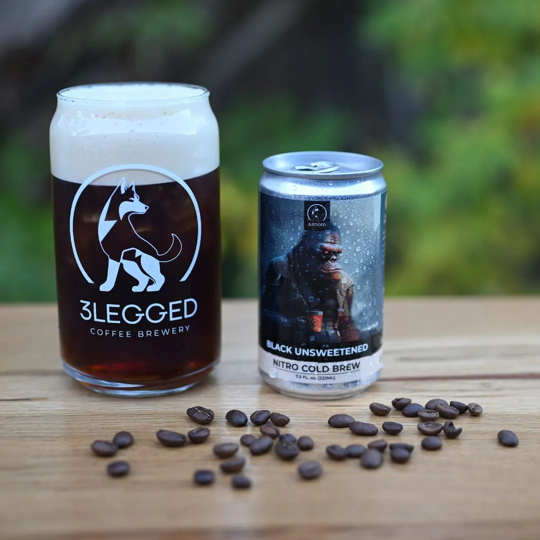 Black Unsweetened Nitro Cold Brew Ready-to-Drink Canned Coffee