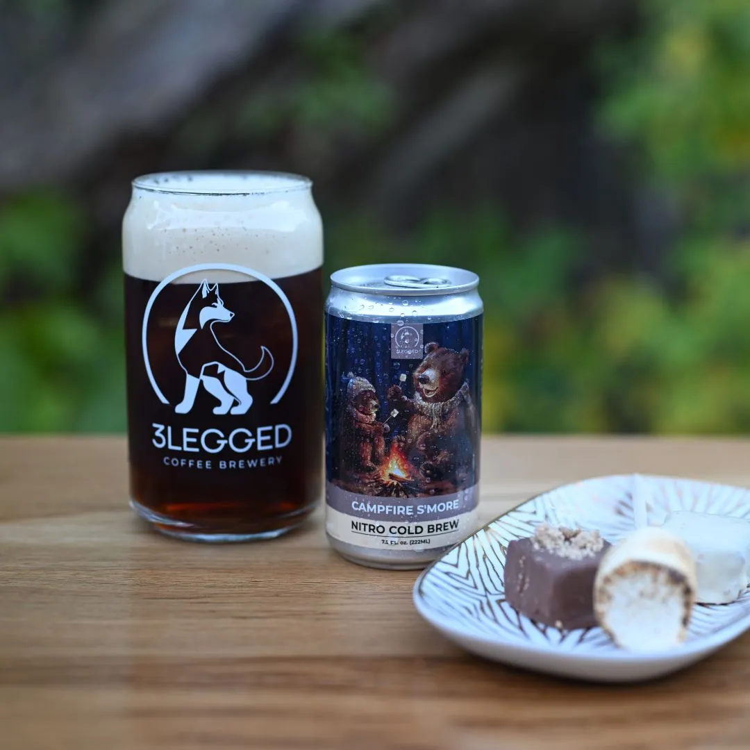 Campfire S'more Nitro Cold Brew Ready-to-Drink, 0-Sugar, 0-dairy Canned Coffee