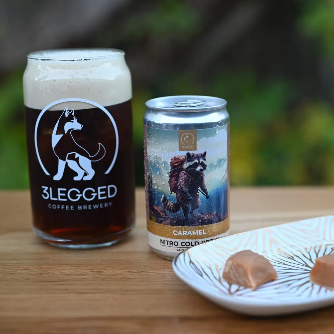 Caramel Nitro Cold Brew Ready-to-Drink, 0-Sugar, 0-dairy Canned Coffee