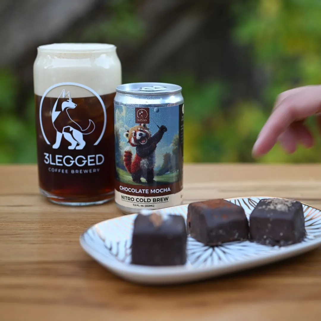 Chocolate Mocha Nitro Cold Brew Ready-to-Drink, 0-Sugar, 0-dairy Canned Coffee