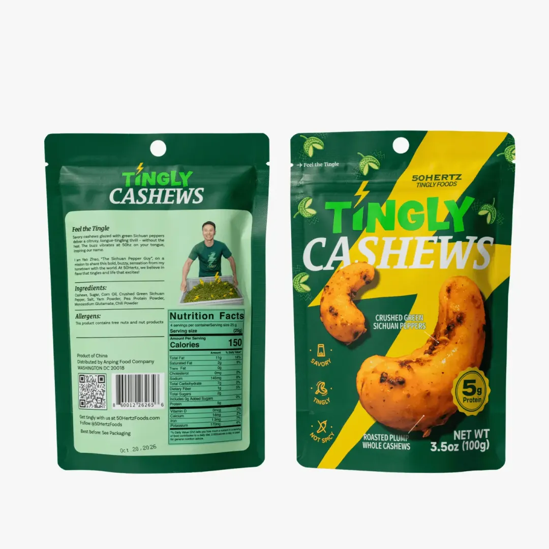 Tingly Sichuan Pepper Cashew (3.5oz)