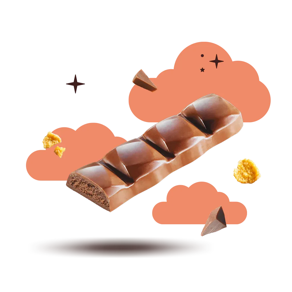 Hazelnut Cream & Rice Crisps - Oat Milk Chocolate Confection