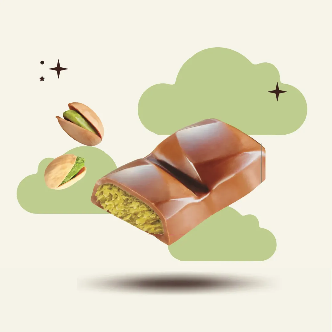 Oat Milk Dubai Style Pistachio and Kadayif Minis Pouch