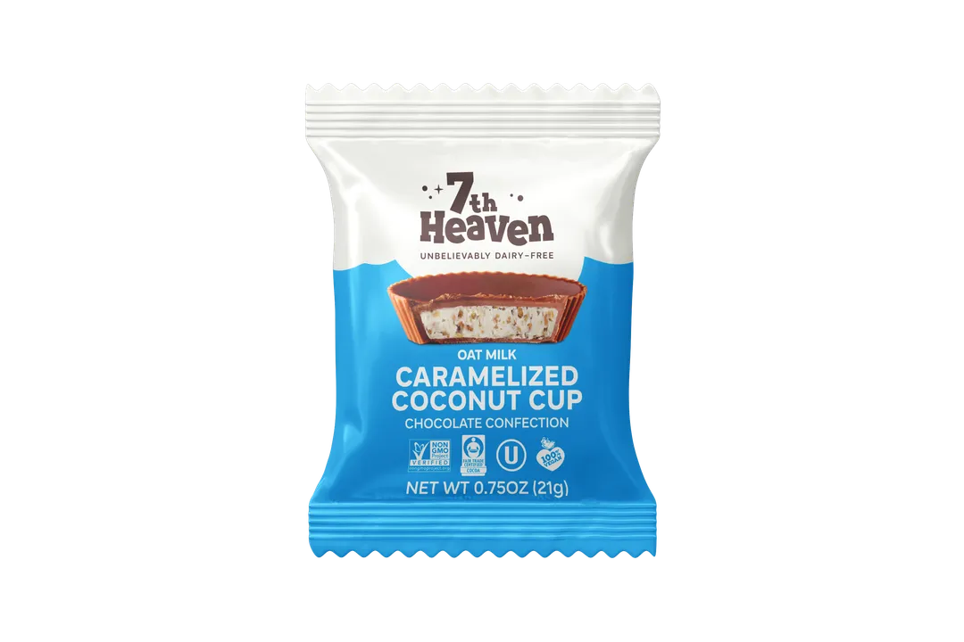Caramelized Coconut Cups Pouch - Oat Milk Chocolate Confection