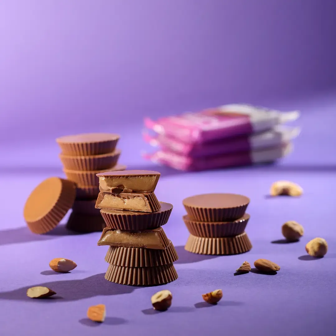 Mixed Nuts Cream Cups - Oat Milk Chocolate Confection