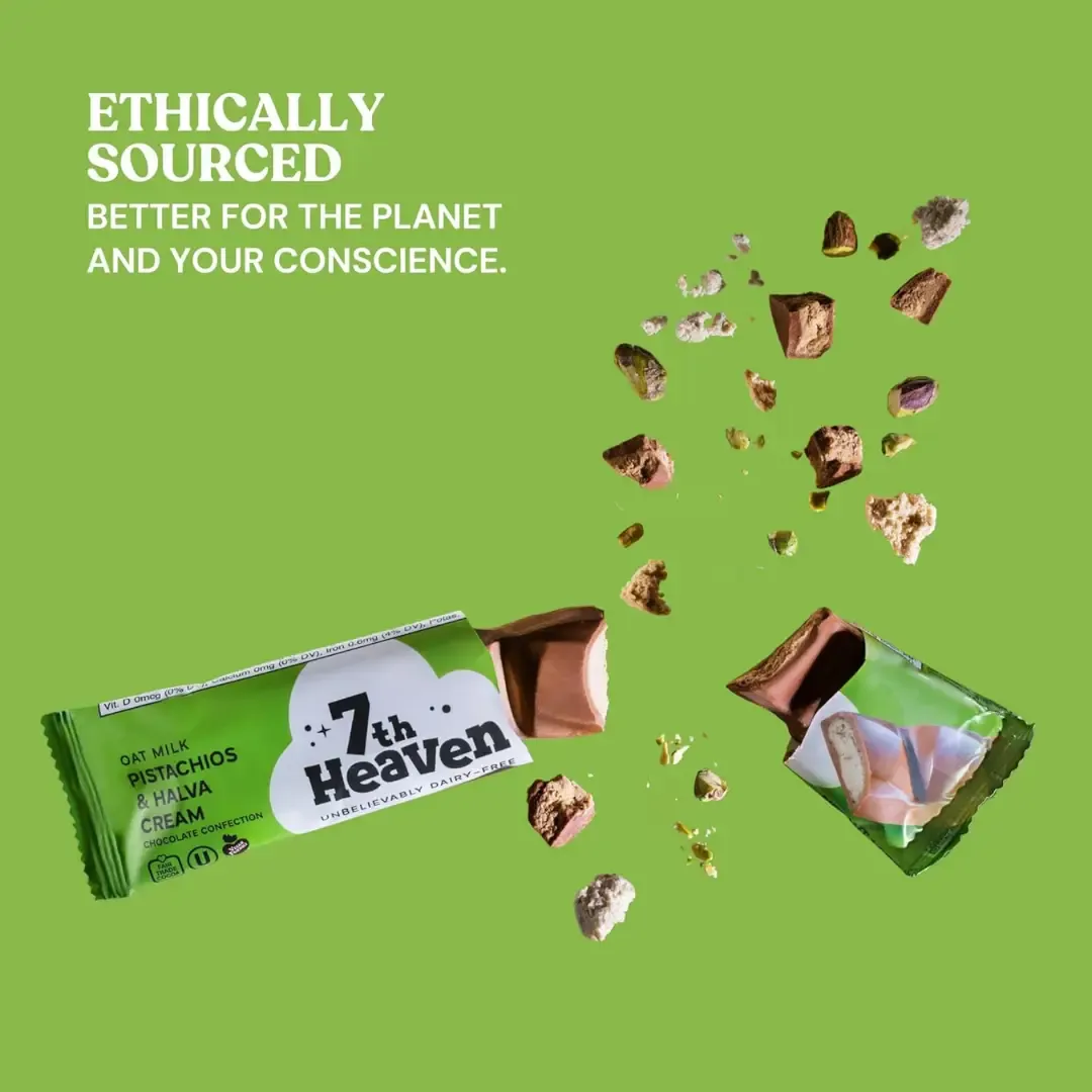 Pistachio & Halva Cream - Oat Milk Chocolate Confection