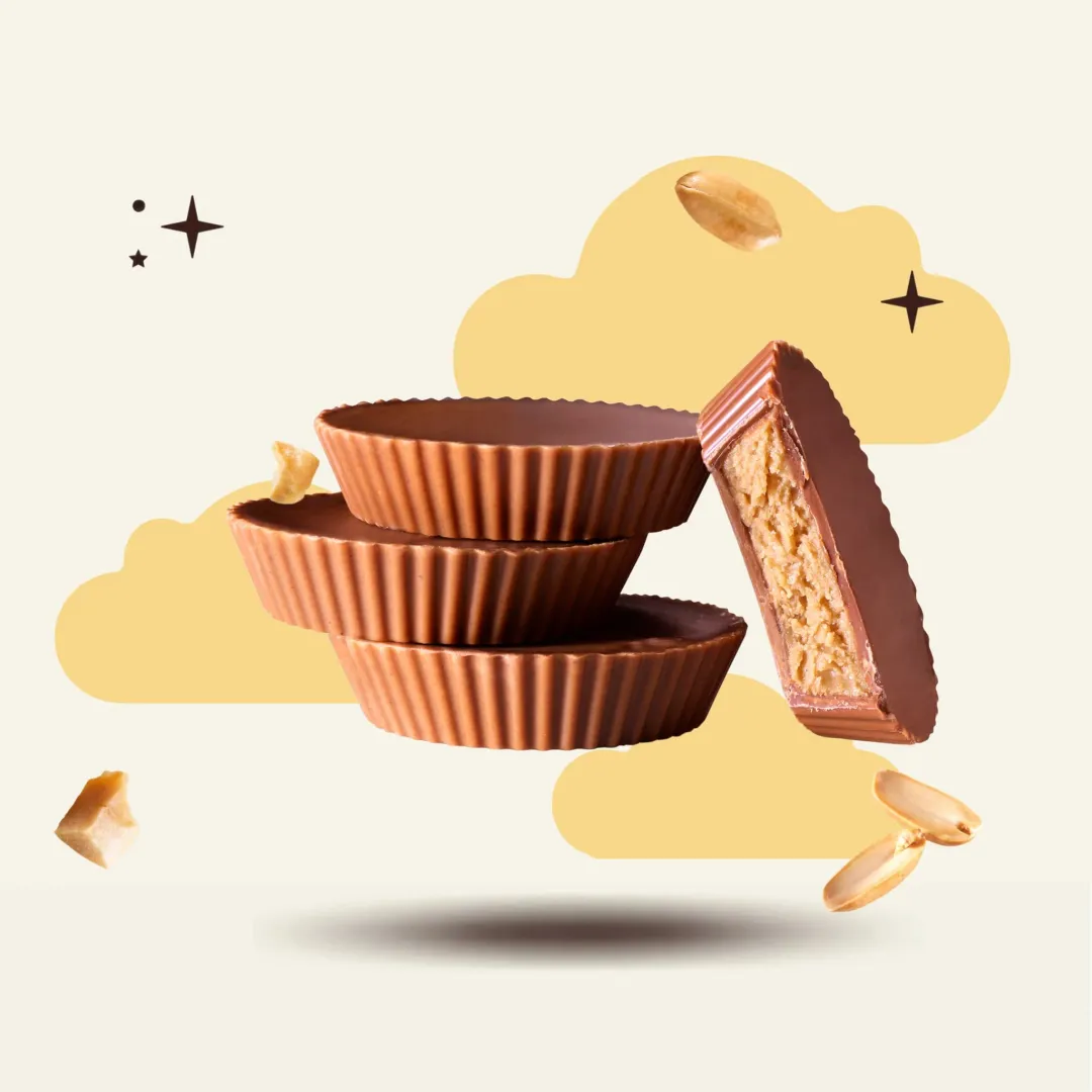 Peanut Butter Cups Pouch - Oat Milk Chocolate Confection