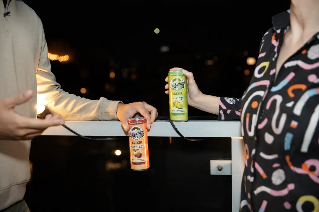 High Ground Elixir All Natural Mushroom Seltzer - Yuzu Lime 12oz