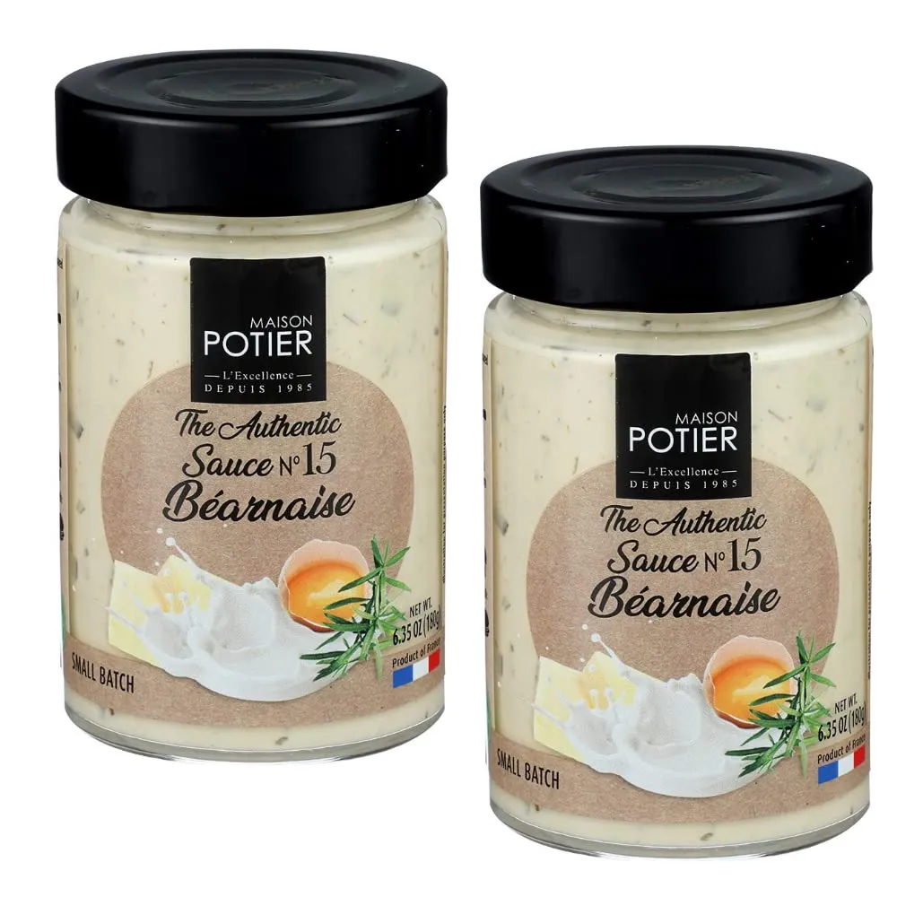 Maison Potier Bearnaise Sauce No 15, 6.35oz Glass Jar