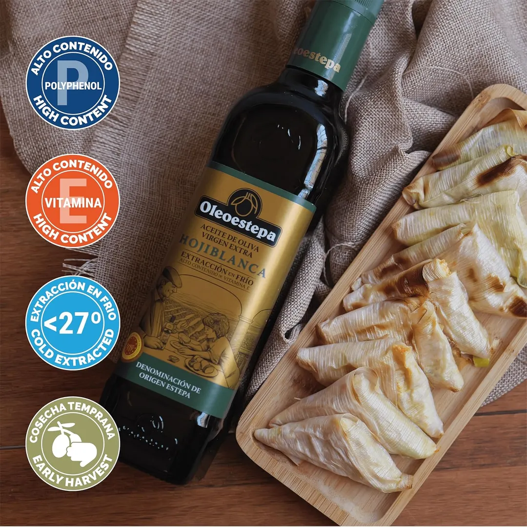 Oleoestepa Hojiblanca Spanish EVOO, 25.4 Fl Oz bottle