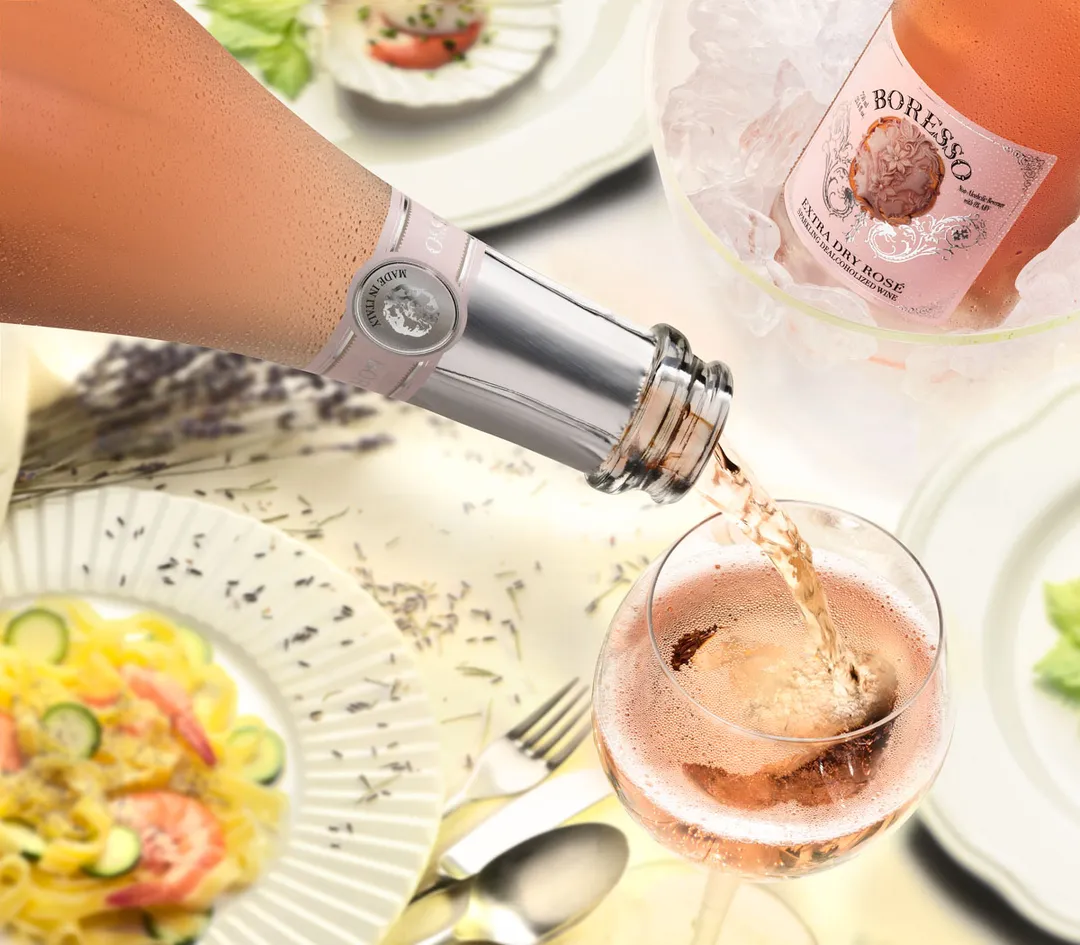 BORESSO EXTRA DRY ROSÉ Sparkling NA Wine from Italy
