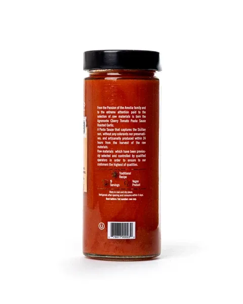 Agromonte Ready To Use Roasted Garlic Pasta Sauce, 20.46 oz