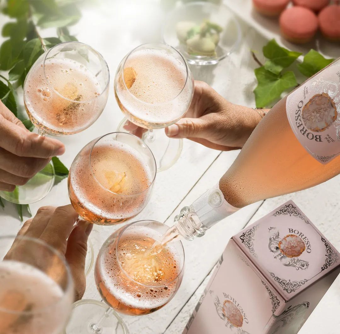BORESSO EXTRA DRY ROSÉ Sparkling NA Wine from Italy