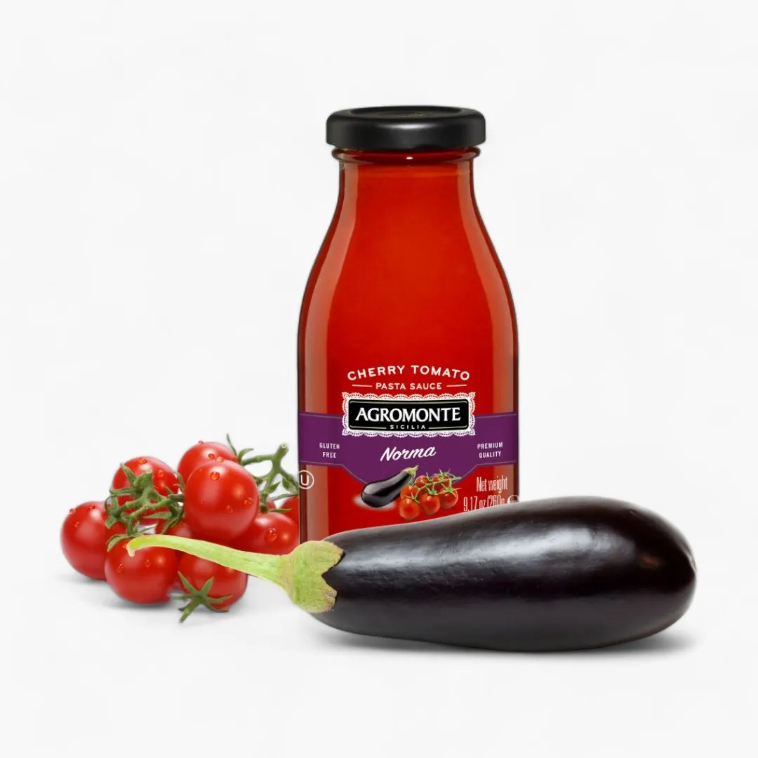 Agromonte Eggplant and Cherry Tomatoes Pasta Sauce, 9.17oz