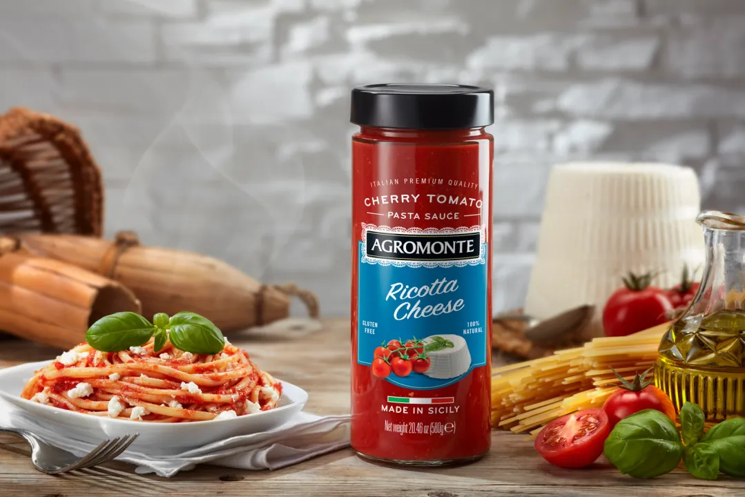 Agromonte Ricotta and Cherry Tomatoes Pasta Sauce, 20.46 oz
