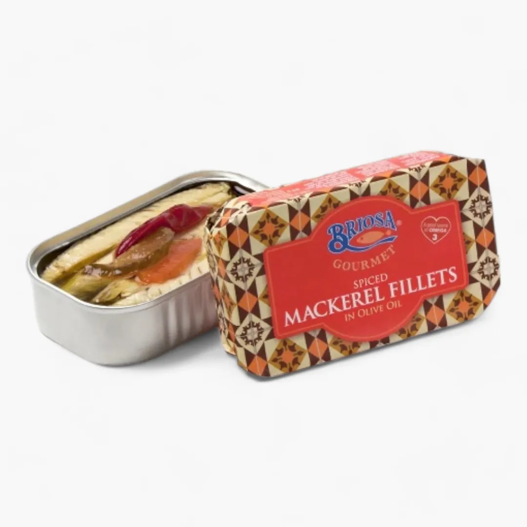 Briosa Gourmet Spiced Mackerel Fillets in Olive Oil