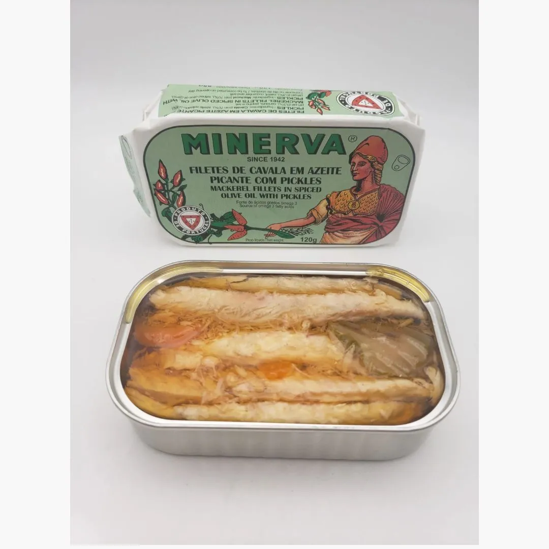 Minerva Gourmet Mackerel Fillets in Spicy Olive Oil