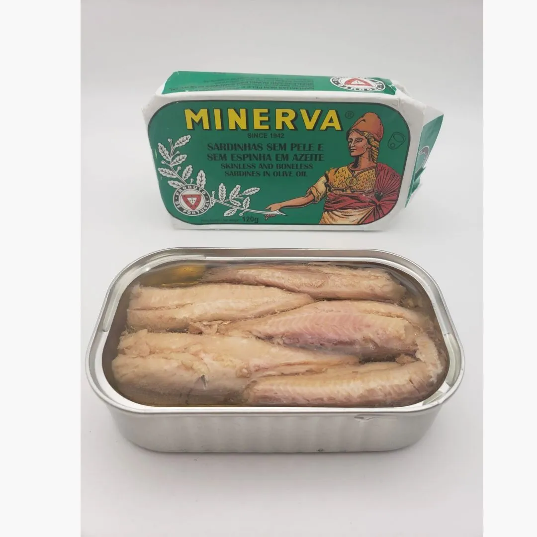 Minerva Gourmet Skinless, Boneless Sardines in Olive Oil
