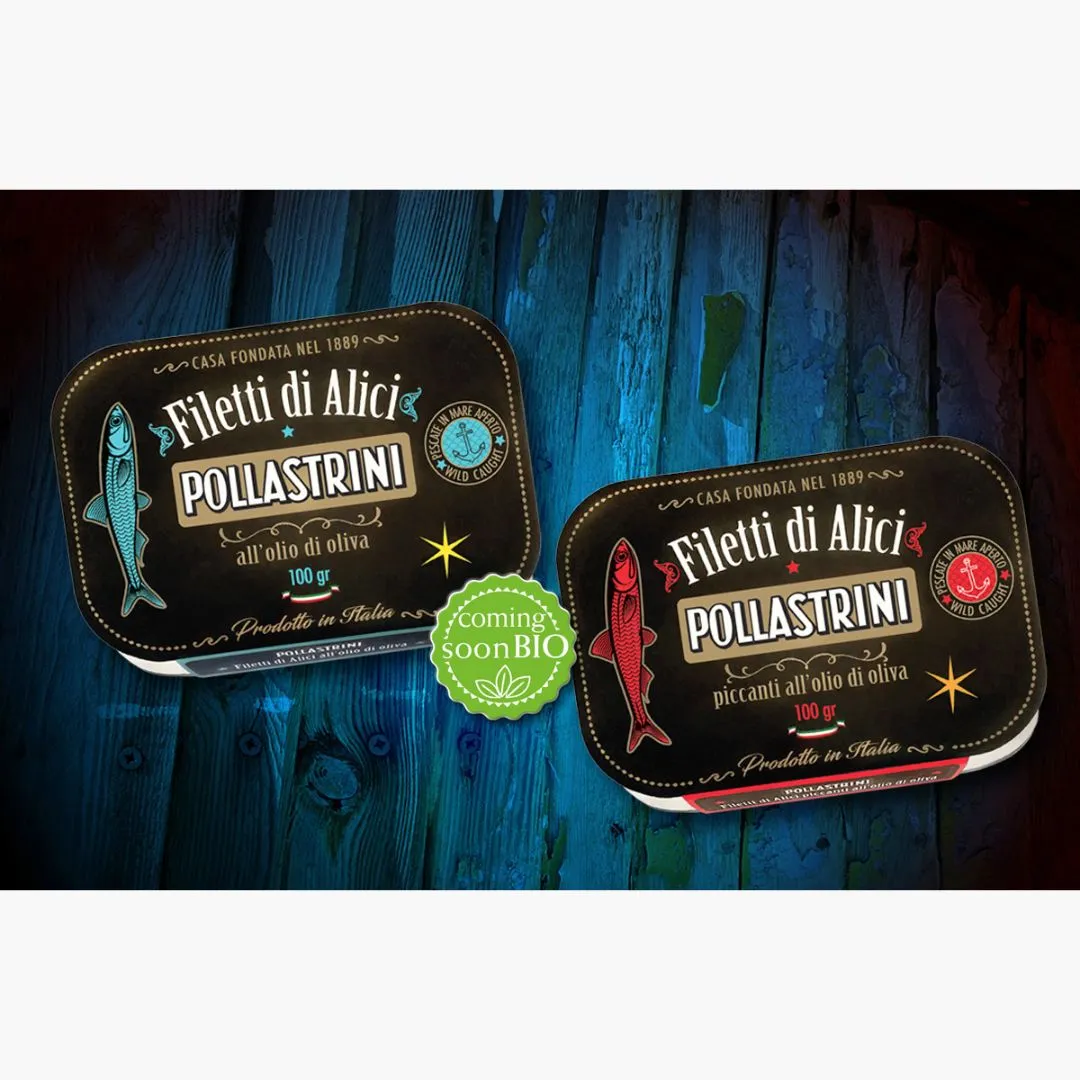 Pollastrini Anchovies in Olive Oil