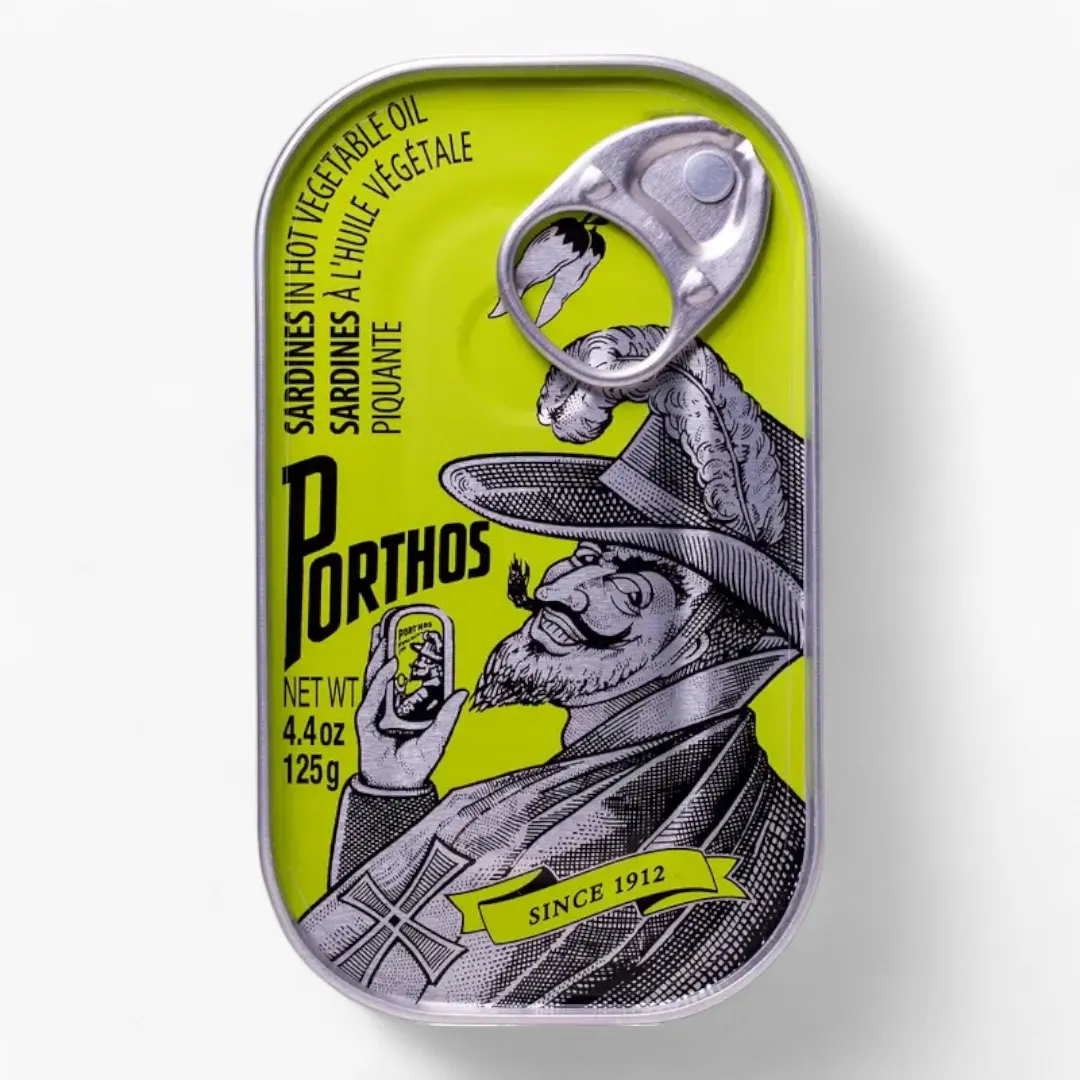Porthos Sardines in Hot Vegetable Oil