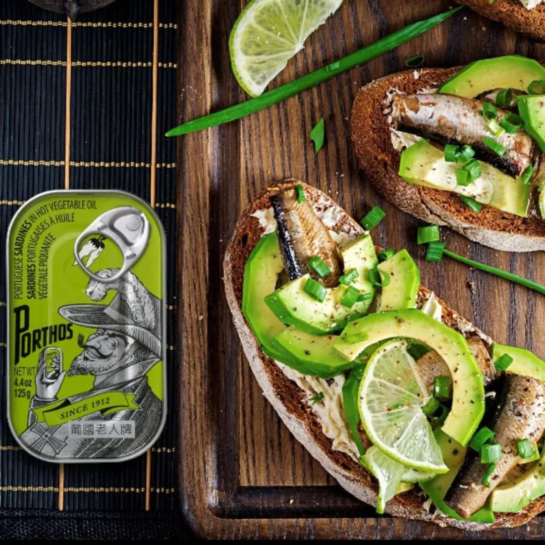 Porthos Sardines in Hot Vegetable Oil