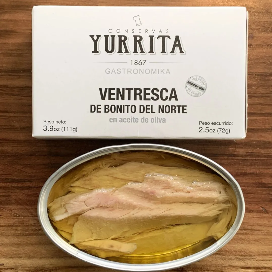 Yurrita Spanish Bonito Del Norte Ventresca Tuna in Olive Oil