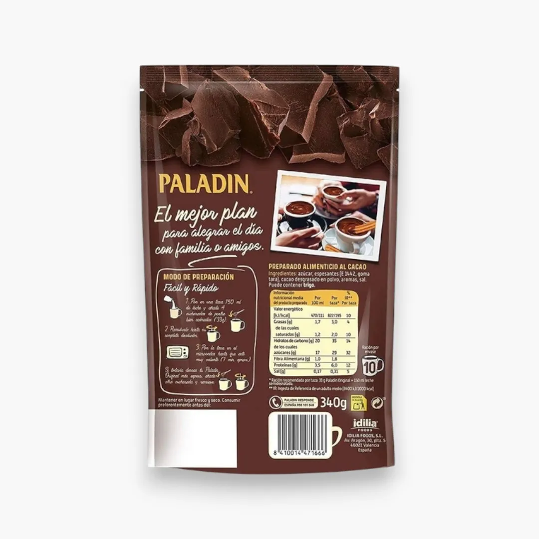 Paladin A La Taza / Hot Chocolate Drink Mix - 340G