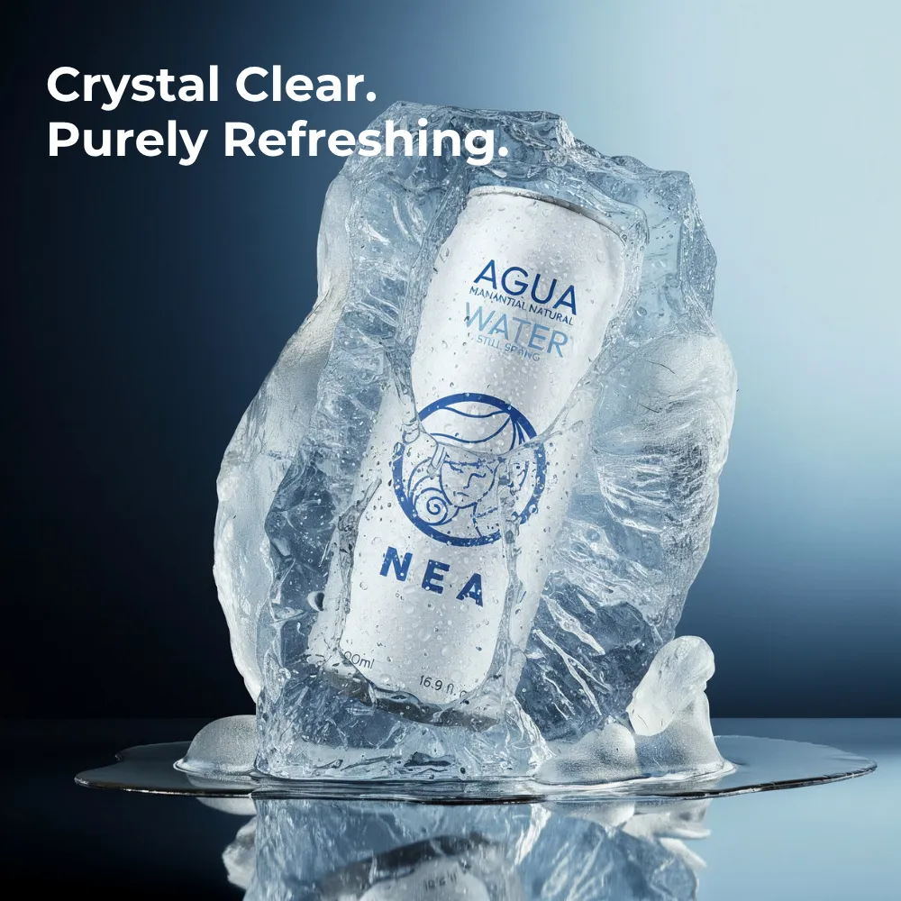 NEA Canned Water Spring Water 12 Pack