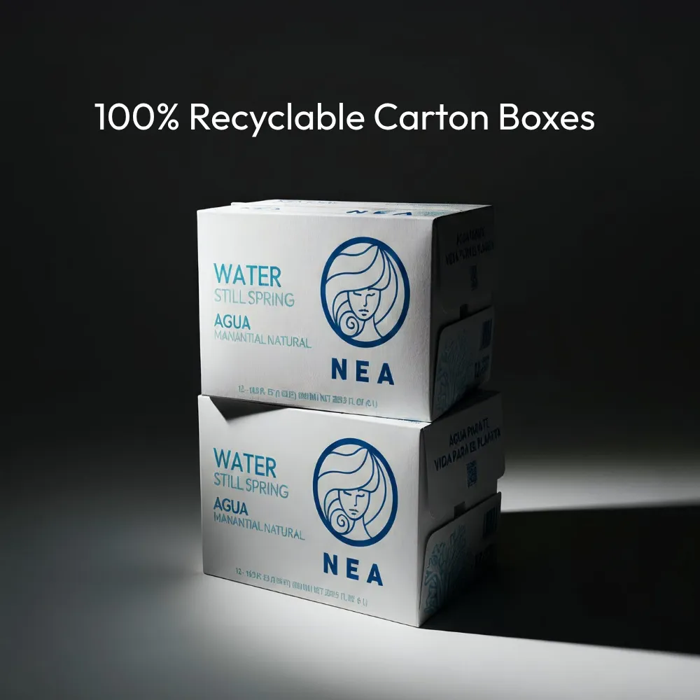 NEA Canned Water Spring Water 12 Pack