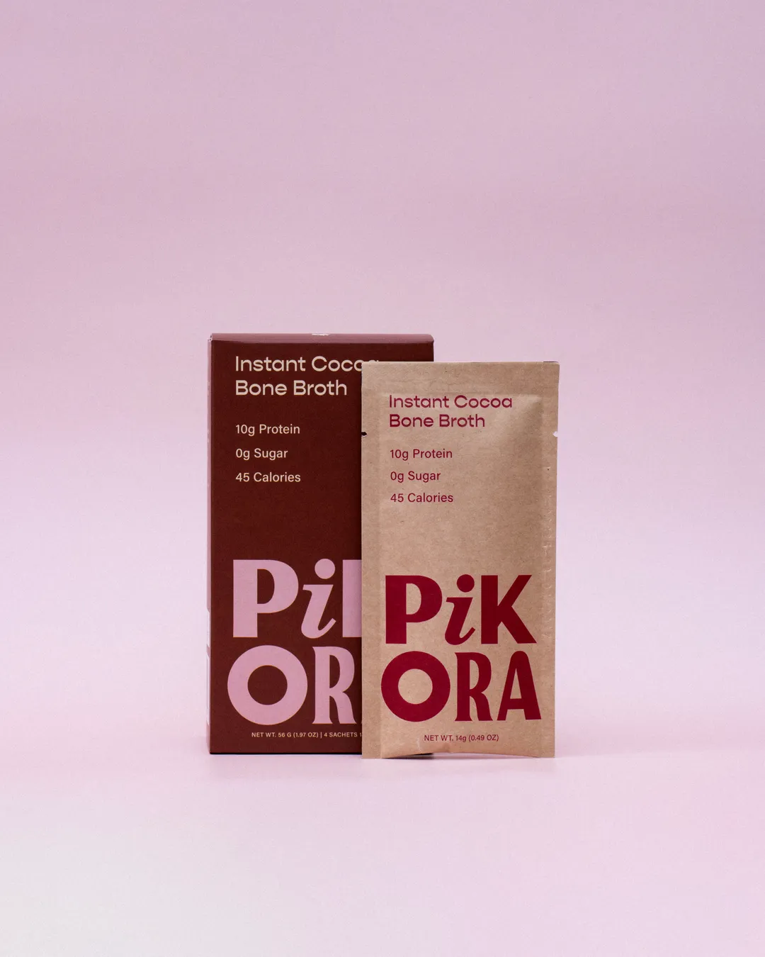 Pikora - Cocoa Bone Broth (4 Single-Serve Sachets)