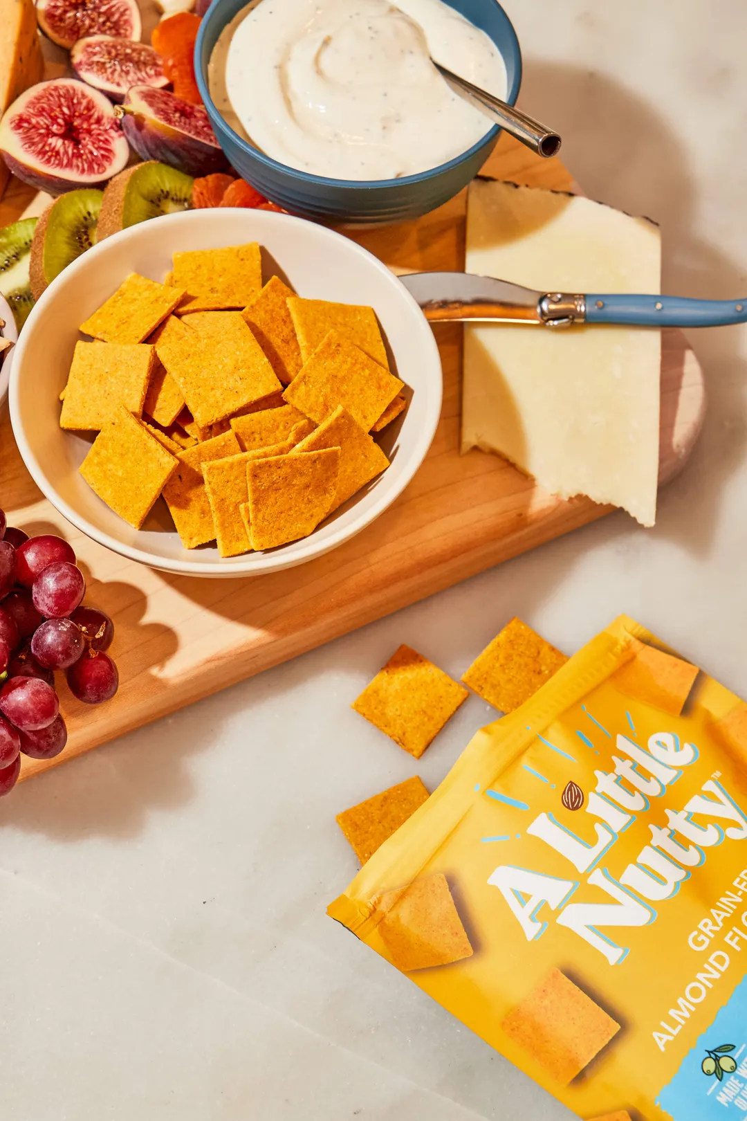 Grain-Free, Gluten-Free Cheddar Flavored Crackers