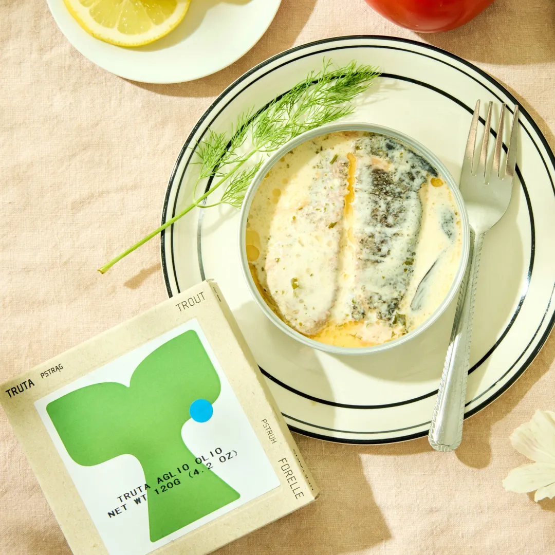 ABC+ Trout Fillets "Aglio e Olio", 120g