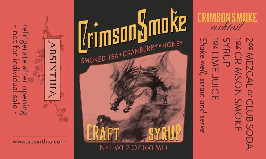 Crimson Smoke For Cocktails & Mocktails