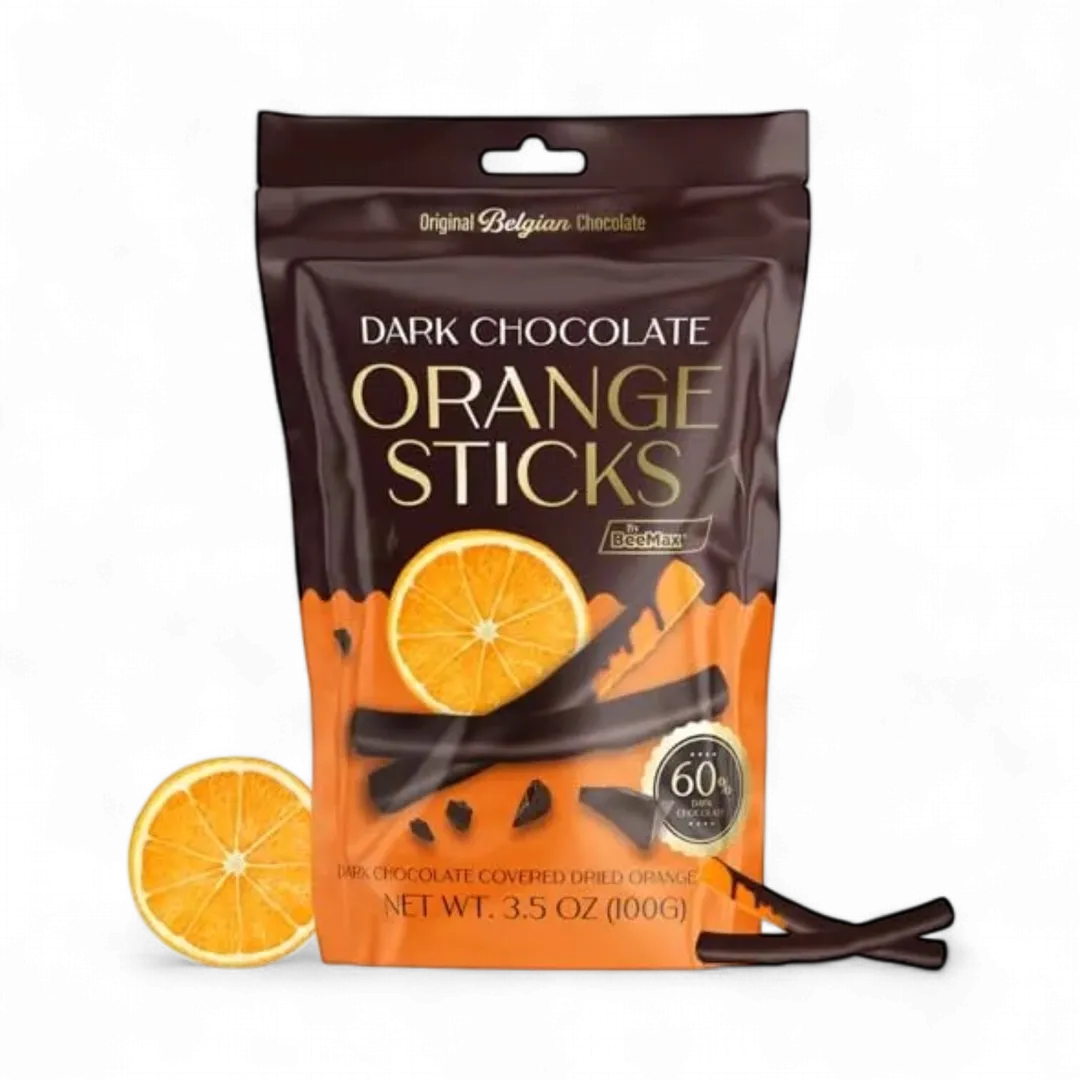 Beemax Dark Chocolate Orange Sticks 3.5oz