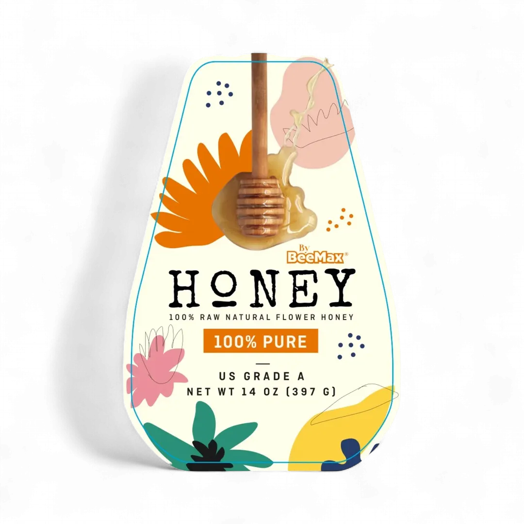 Beemax Honey 14oz Squeeze Bottle Design#1