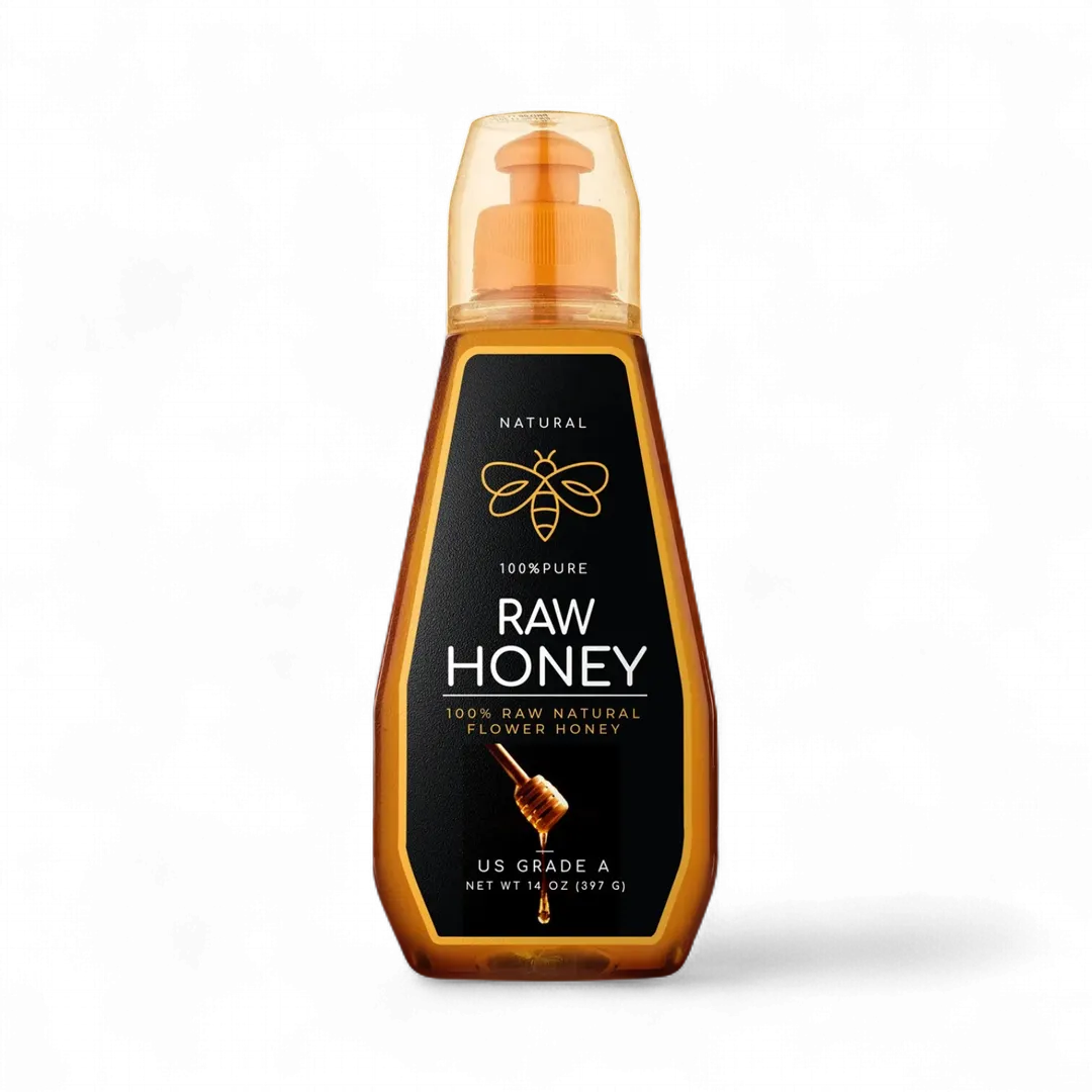 Beemax Honey 14oz Squeeze Bottle Design#2