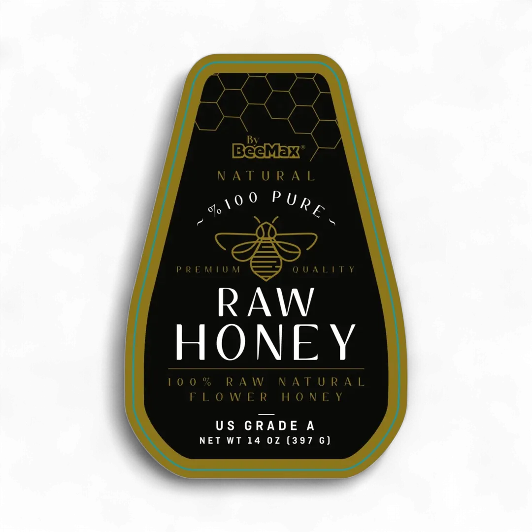 Beemax Honey 14oz Squeeze Bottle Design#3