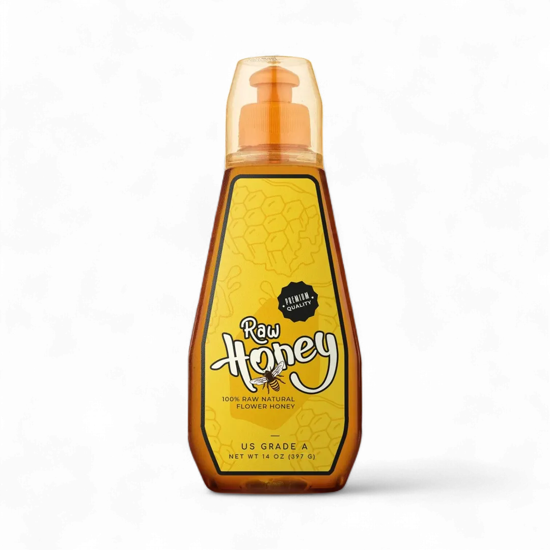 Beemax Honey 14oz Squeeze Bottle Design#4