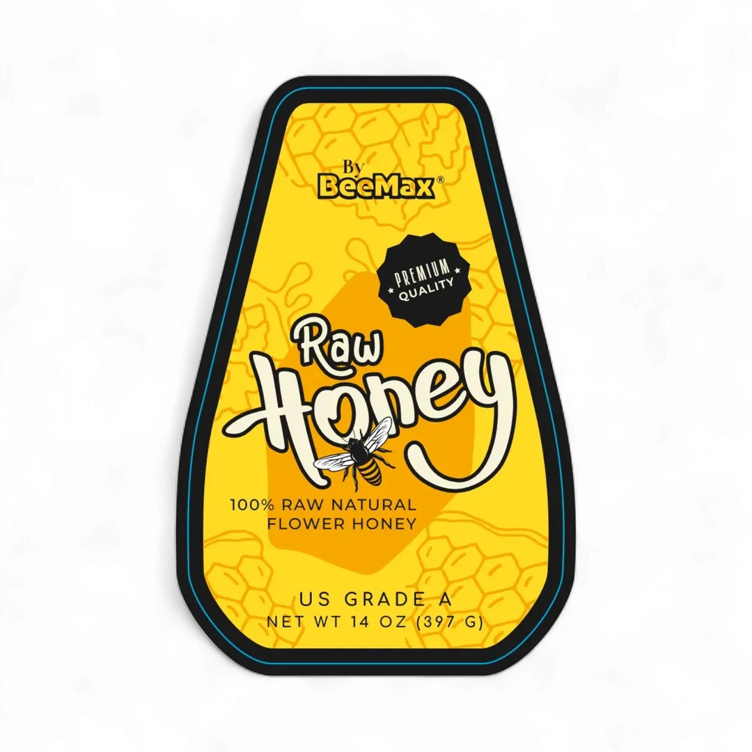Beemax Honey 14oz Squeeze Bottle Design#4