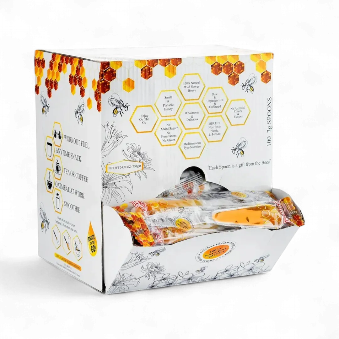 Beemax Honey Spoon 100ct Box