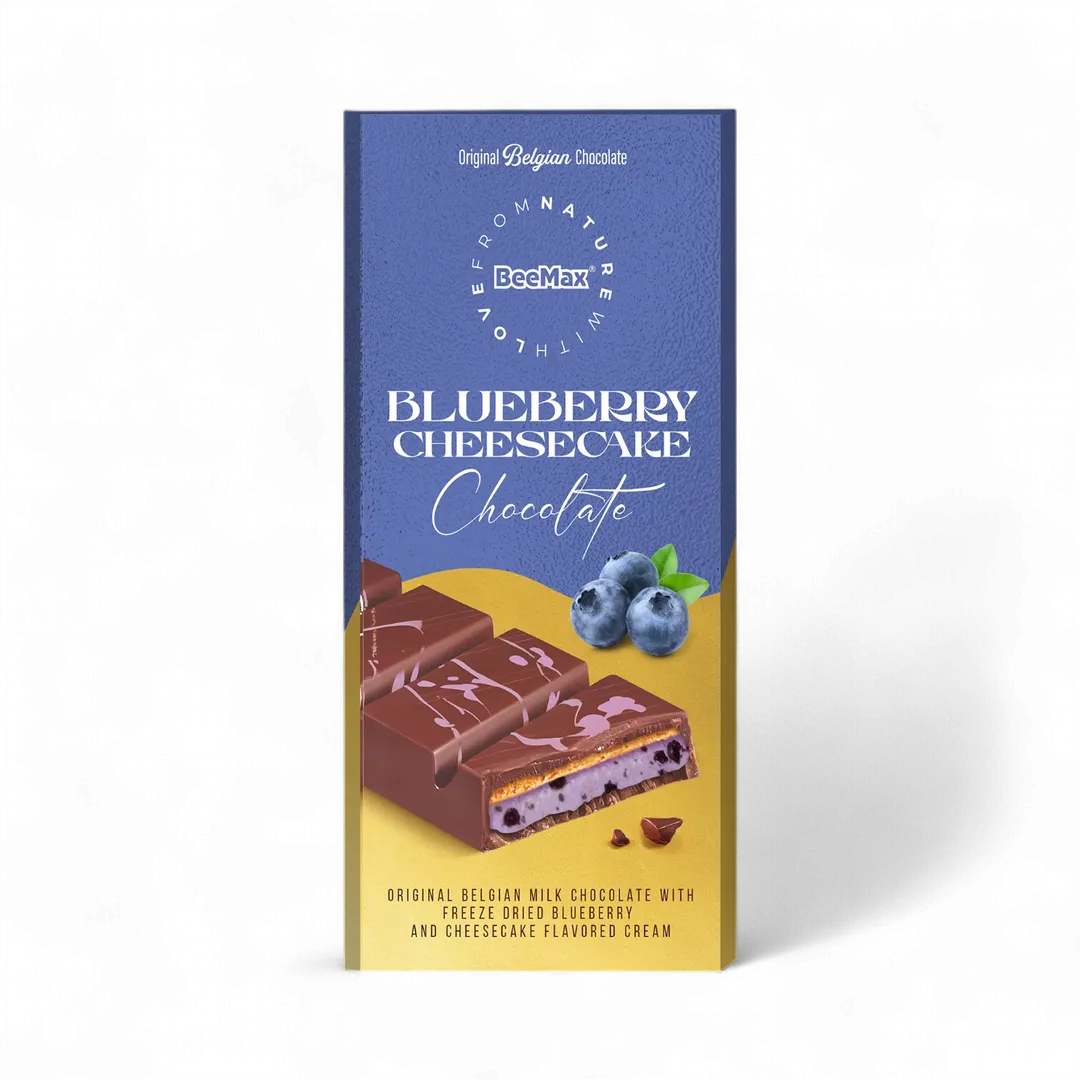 Beemax Milk Choc. & Blueberry Cheesecake Cream Bar 3.36oz
