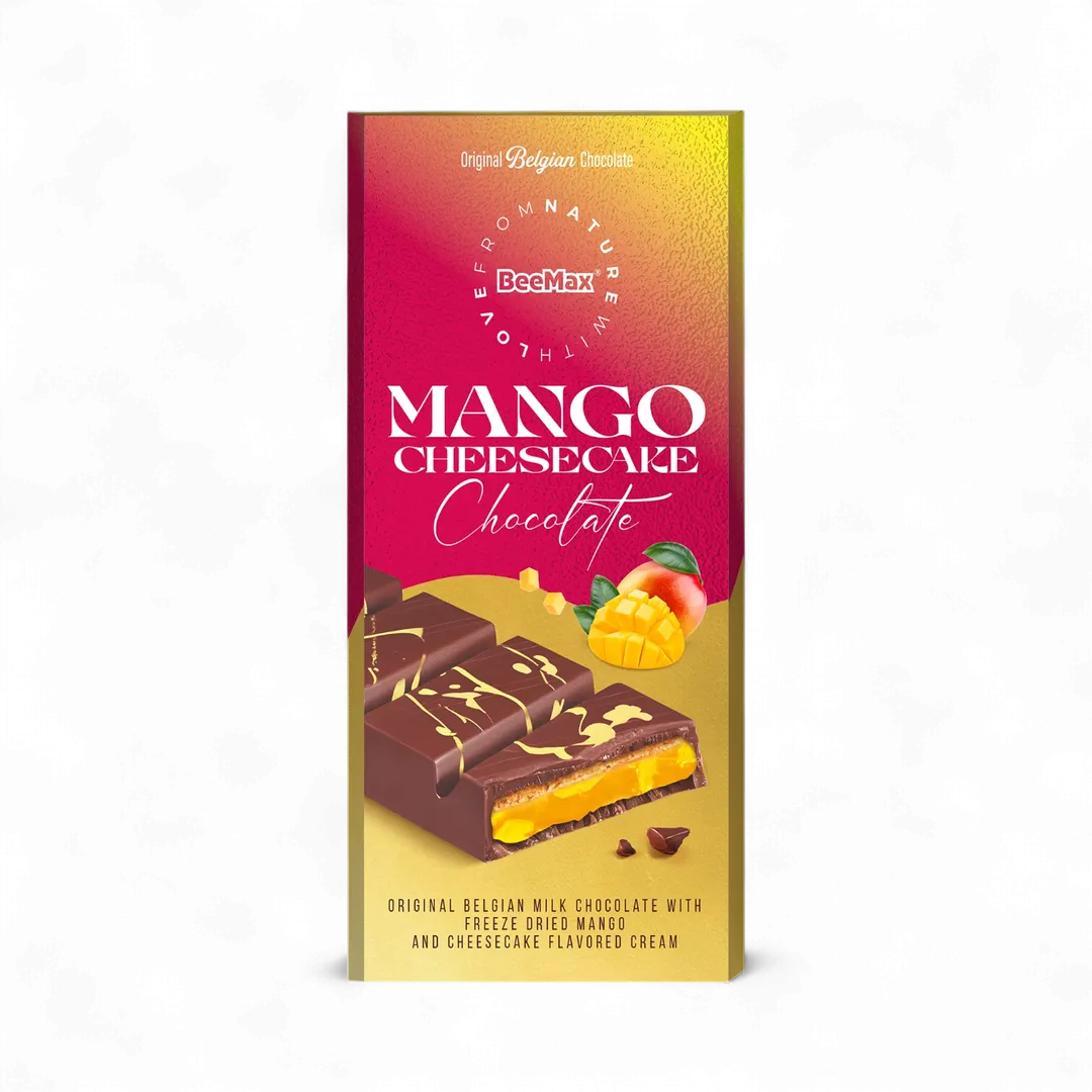 Beemax Milk Choc. & Mango Cheesecake Cream Bar 3.36oz