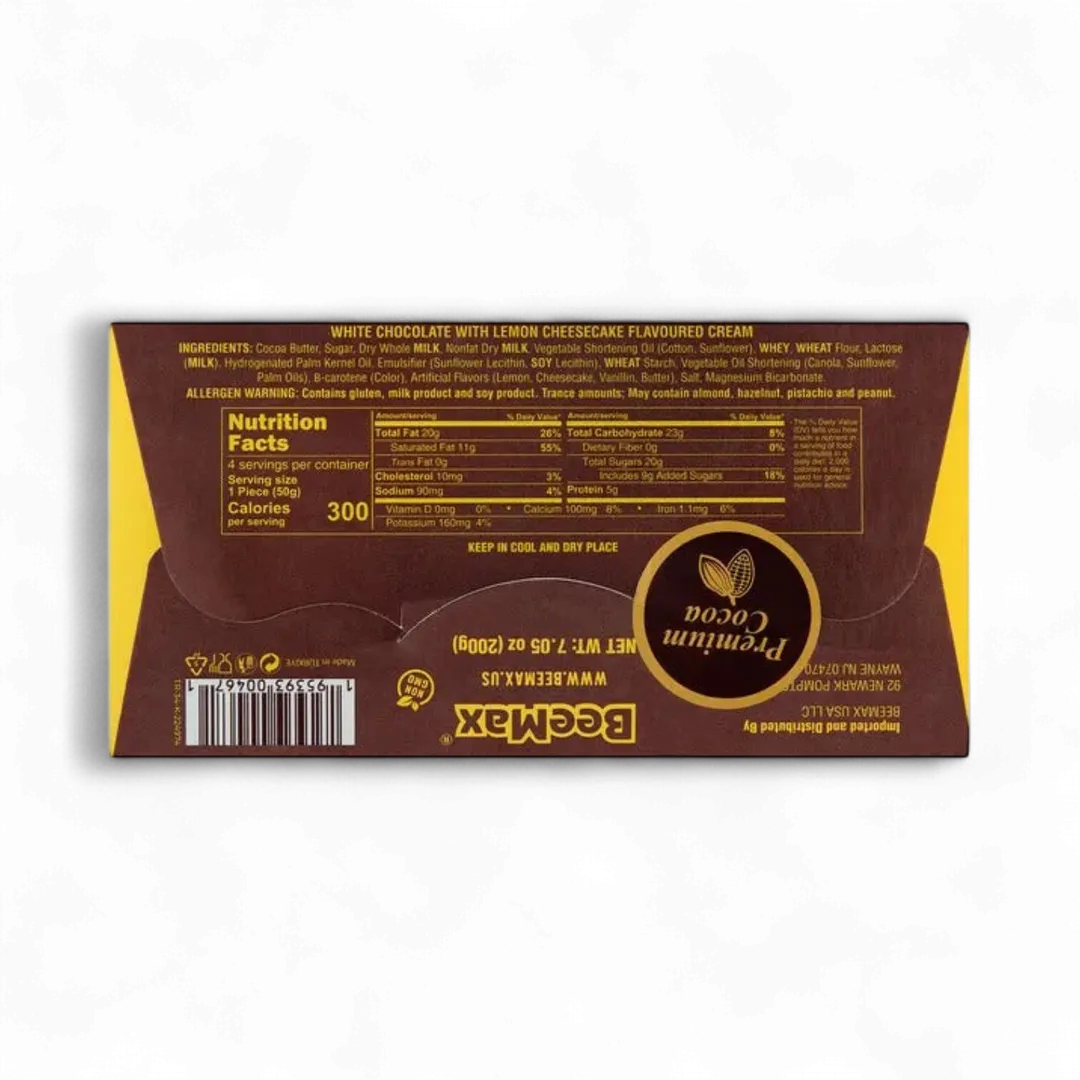 Beemax Original Cheesecake Chocolate Bar 7.05oz