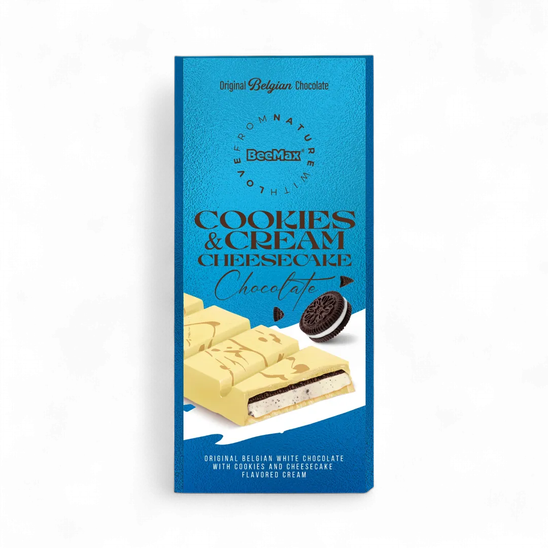 Beemax White Chocolate & Cookies Cheesecake Cream Bar 3.36oz
