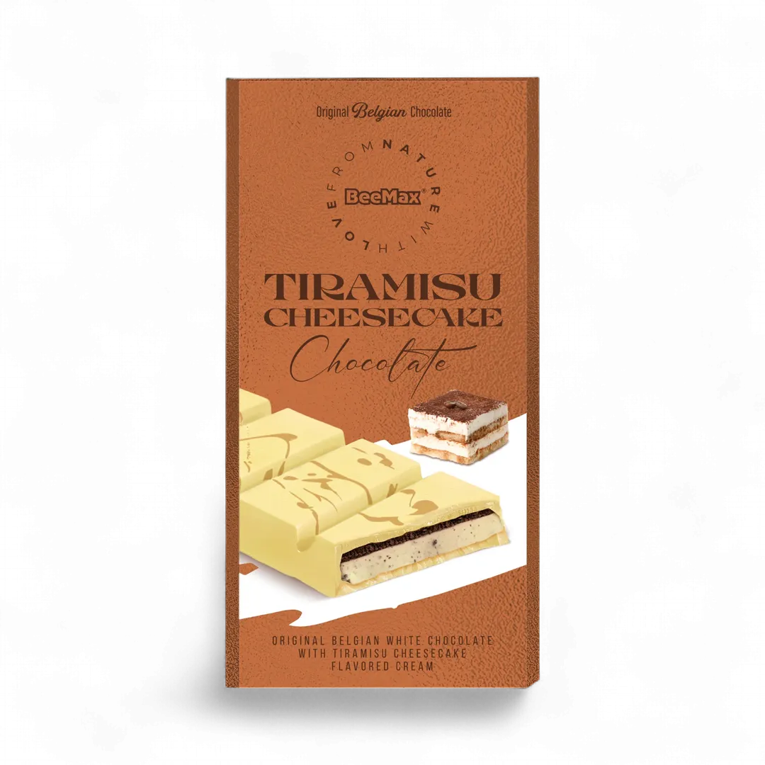 Beemax White Choc.& Tiramisu Cheesecake Cream Bar 7oz